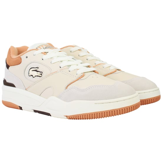Lacoste Lineshot 124 3 Herren Sneaker Off White/Braun - Image 2