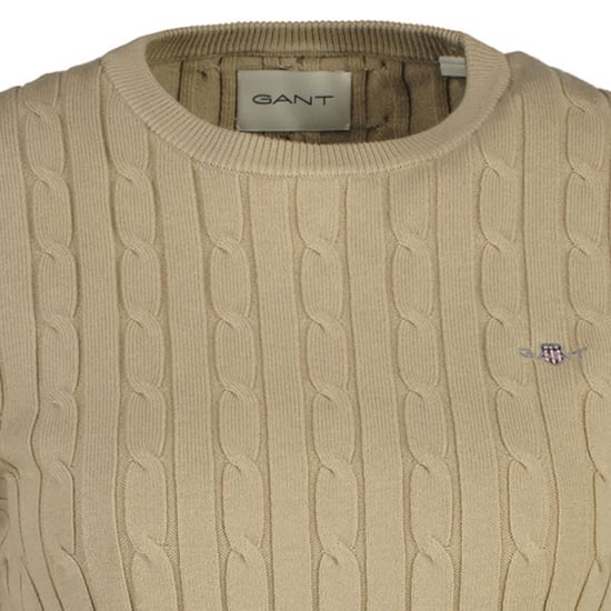 Gant Stretch Cotton Cable C-Neck Strickpullover - Image 3