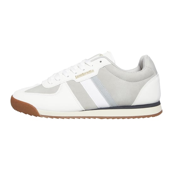 Lambretta - "Diego" Sneaker für Herren (Weiß/Grau) - Image 1