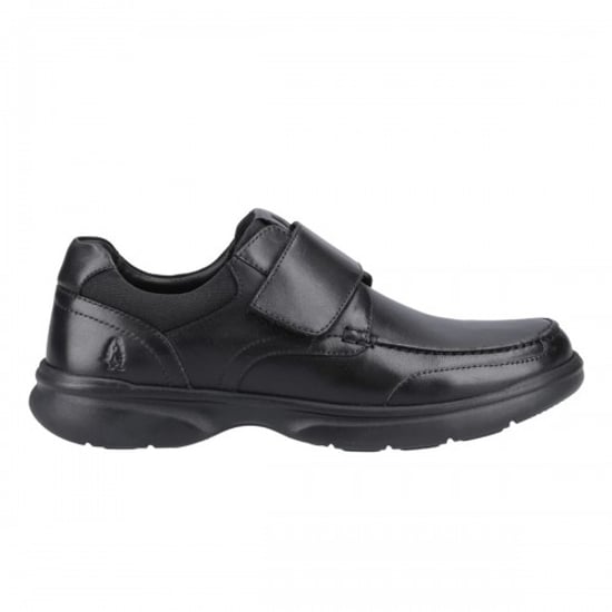 Hush Puppies - "Hector" Flache Schuhe für Herren, Klettverschluss (Schwarz) - Image 1