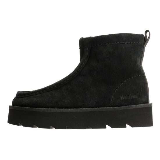 Clarks Originals Meare Rooey Wildleder Damen Schwarz Stiefel - Image 6