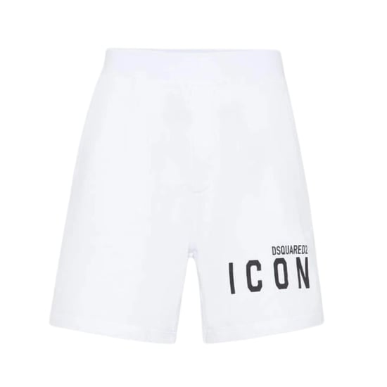 Dsquared2 Icon Logo Relaxed White Shorts - Image 1