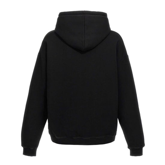 Dsquared2 Relaxed Black Hoodie White Icon Logo - Image 2