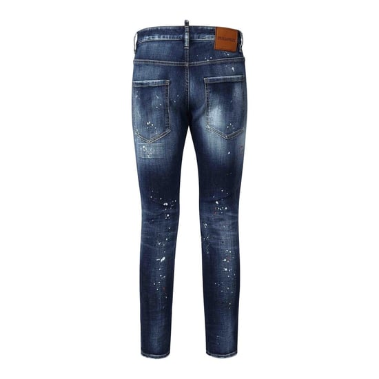 Dsquared2 Medium Easy Wash Skater Jeans In Marineblau - Image 2