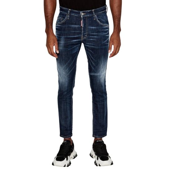 Dsquared2 Navy Blue Skater Jeans - Image 3