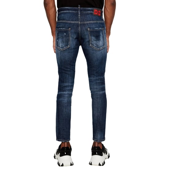 Dsquared2 Navy Blue Skater Jeans - Image 4