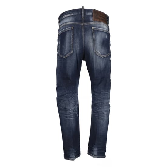 Dsquared2 Dunkelblaue Desert Wash Bro Jeans - Image 2