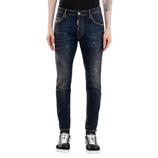Dsquared2 Dunkelblaue Skater-jeans - Image 3