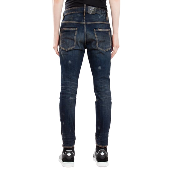 Dsquared2 Dunkelblaue Skater-jeans - Image 4
