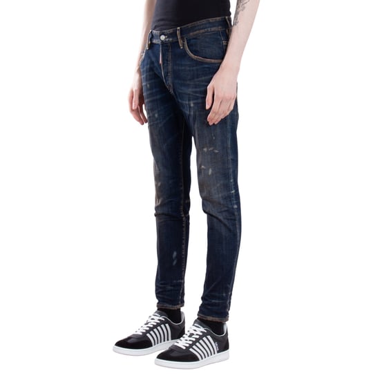 Dsquared2 Dunkelblaue Skater-jeans - Image 5