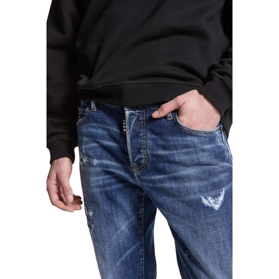 Dsquared2 Icon Jeans In Marineblau, Reguläre Passform - Image 5
