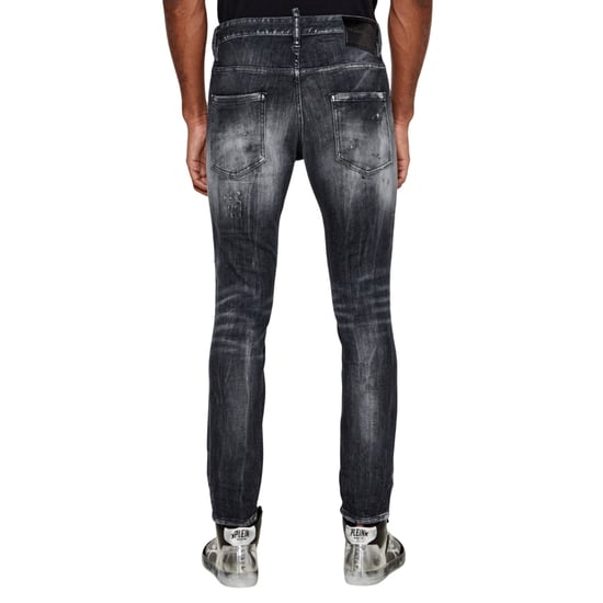 Dsquared2 Schwarze Jet Set Wash Skater Jeans - Image 4