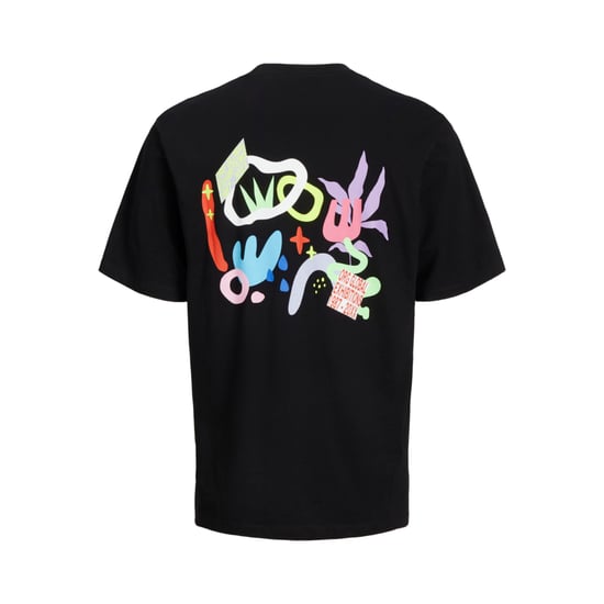 Jack & Jones Canon Wide Fit Tee Schwarz - Image 2
