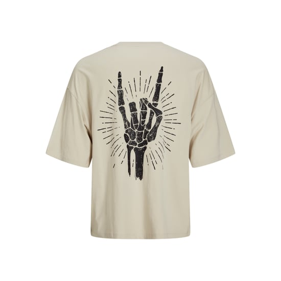 Jack & Jones Charge Oversize Fit Tee   Beige - Image 2