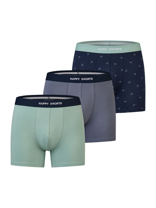 Happy Shorts Herren Trunk JerseyUnterhose, Unterwäsche, Boxer Trunk - Image 1