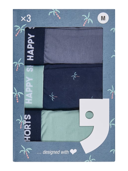 Happy Shorts Herren Trunk JerseyUnterhose, Unterwäsche, Boxer Trunk - Image 5