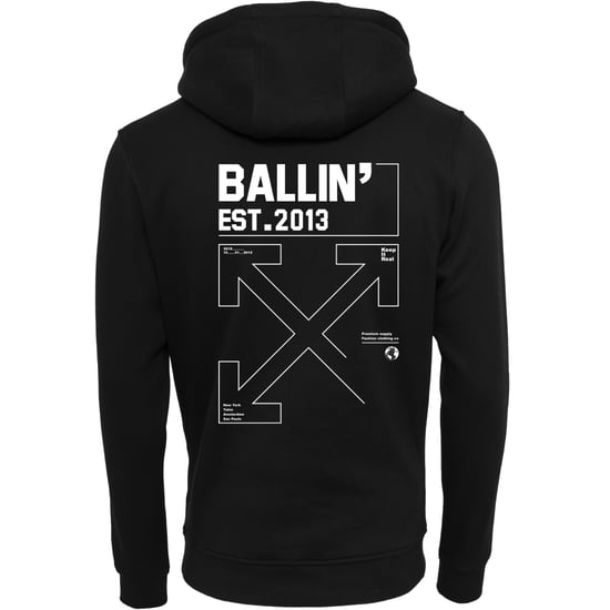 Ballin Est. 2013 Backprint Cross Hoodie Schwarz - Image 1