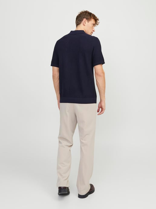 Jack & Jones Sandri Knit Polo  Blau - Image 4