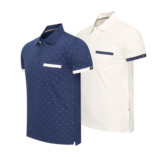 Cappuccino Italia Todi 2-Pack Polo Mehrfarben - Image 1