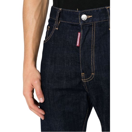 Dsquared2 Jeans Dunkelmarineblau Rinse Wash 642 - Image 4