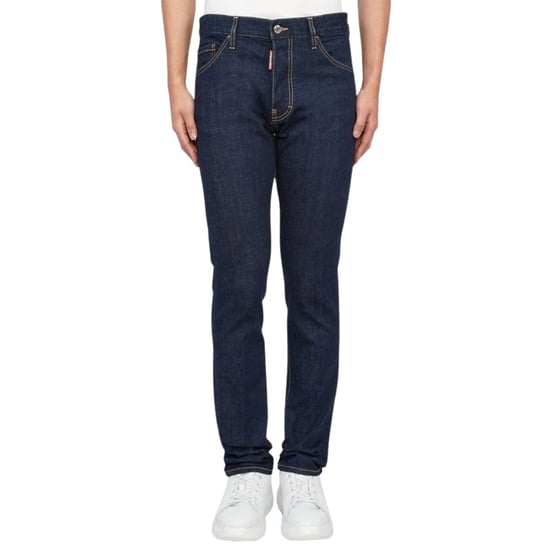 Dsquared2 Dunkelmarineblaue Rinse Wash Cool Guy Jeans - Image 3