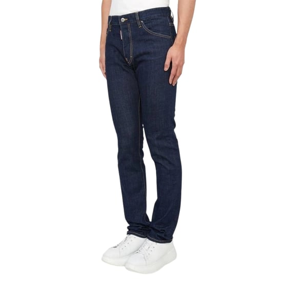 Dsquared2 Dunkelmarineblaue Rinse Wash Cool Guy Jeans - Image 4