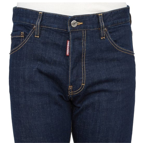 Dsquared2 Dunkelmarineblaue Rinse Wash Cool Guy Jeans - Image 5