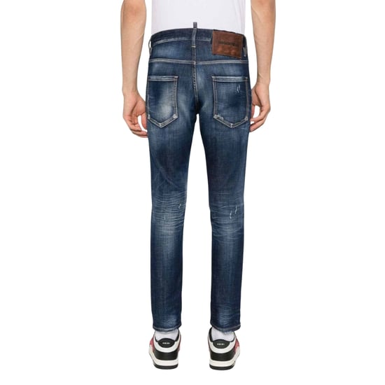 Dsquared2 Dunkelblaue Skater-jeans - Image 4
