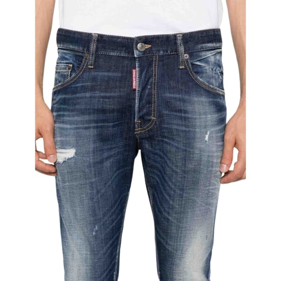 Dsquared2 Dunkelblaue Skater-jeans - Image 5