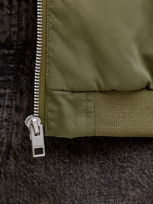 Jack & Jones Mash Bomber Grun - Image 5