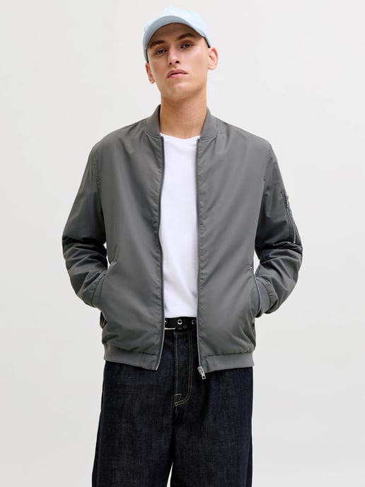 Jack & Jones Mash Bomber Grau - Image 2