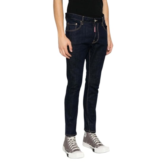 Dsquared2 Navy Blue Skater Denim Jeans - Image 3