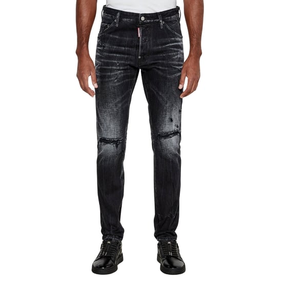 Dsquared2 Black Warp Wash Cool Guy Jeans - Image 3