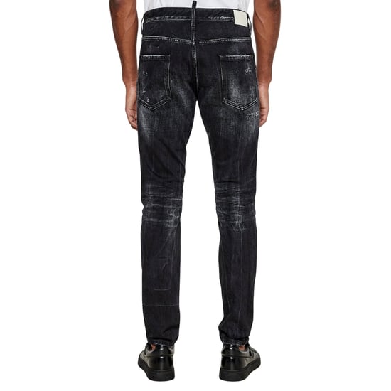 Dsquared2 Black Warp Wash Cool Guy Jeans - Image 4