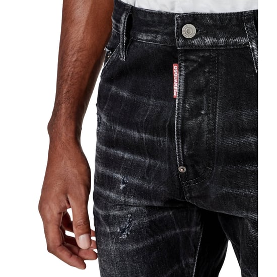 Dsquared2 Black Warp Wash Cool Guy Jeans - Image 5