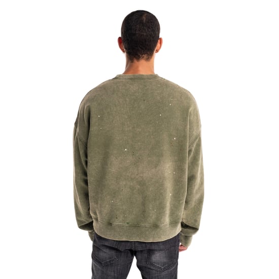 Dsquared2 Bros Est 1964 Design Cypro Fit Militärgrünes Sweatshirt - Image 5