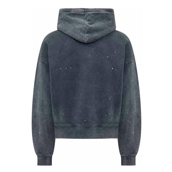 Dsquared2 Bros Est 1964 Logo Distressed Cypro Navy Blue Hoodie - Image 2
