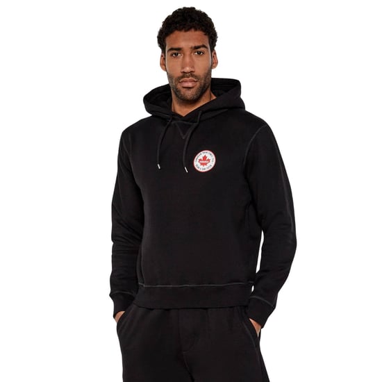 Dsquared2 Ahornblatt-patch-logo Cool Fit Schwarzer Hoodie - Image 3