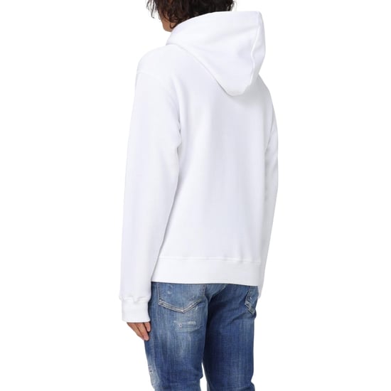 Dsquared2 Kleiner Weißer Hoodie Mit Milano-logo - Image 5
