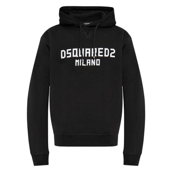 Dsquared2 Milano Logo Cool Fit Schwarzer Hoodie - Image 1