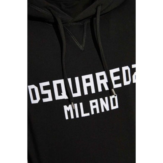 Dsquared2 Milano Logo Cool Fit Schwarzer Hoodie - Image 2