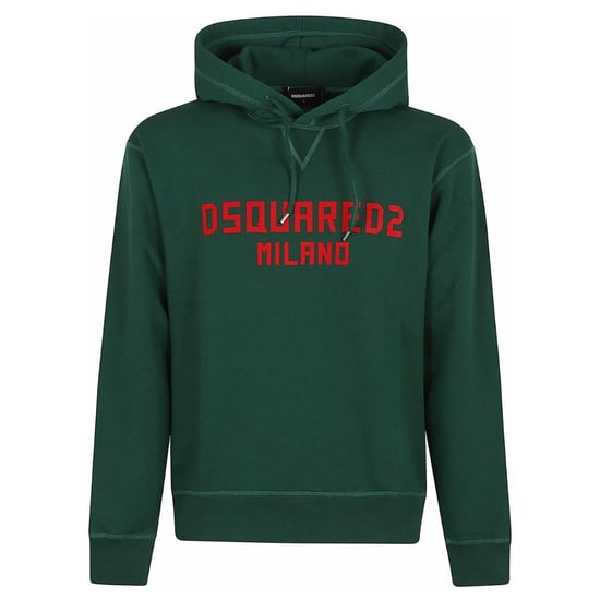 Dsquared2 Milano Logo Cool Fit Grüner Hoodie - Image 1