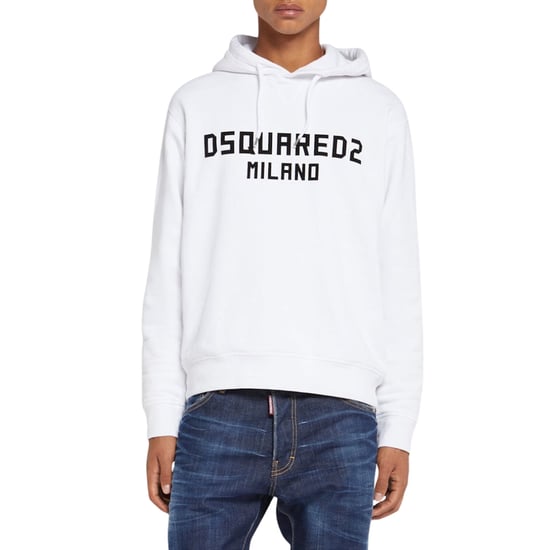 Dsquared2 Milano Logo Cool Fit Weißer Hoodie - Image 3