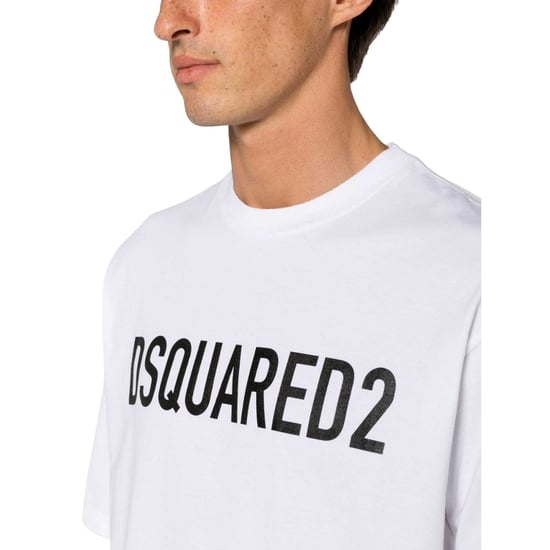 Dsquared2 T-shirt Mit Auffälligem Logo (weiß) - Image 5