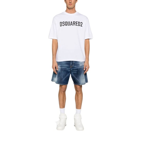 Dsquared2 T-shirt Mit Auffälligem Logo (weiß) - Image 6