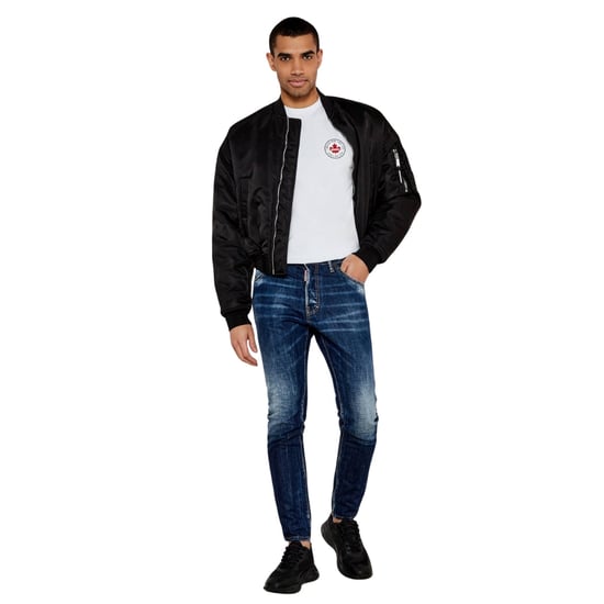 Dsquared2 Weißes T-shirt Mit Kleinem Ahorn-logo - Image 6
