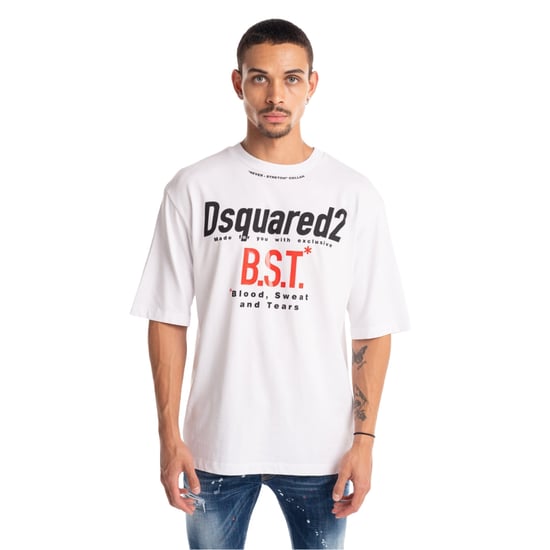 Dsquared2 Bloody Sweat Tears Weißes T-shirt - Image 2