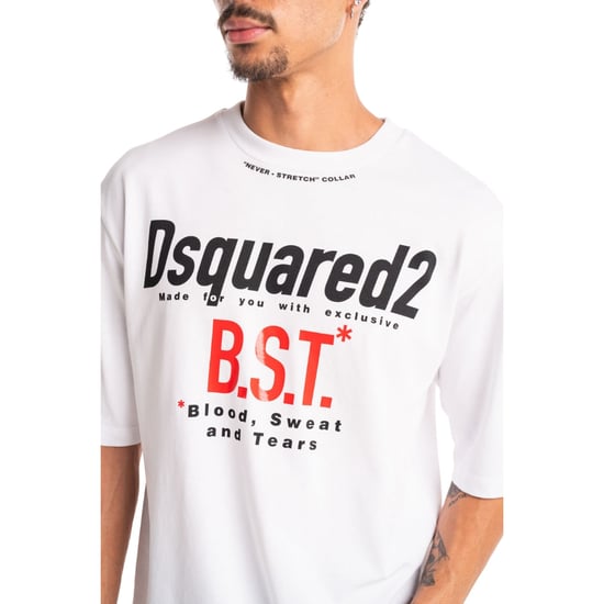 Dsquared2 Bloody Sweat Tears Weißes T-shirt - Image 4