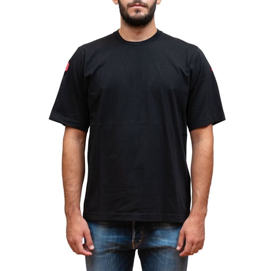 Dsquared2 Großes Horror-logo Auf Der Rückseite Schwarzes T-shirt - Image 4