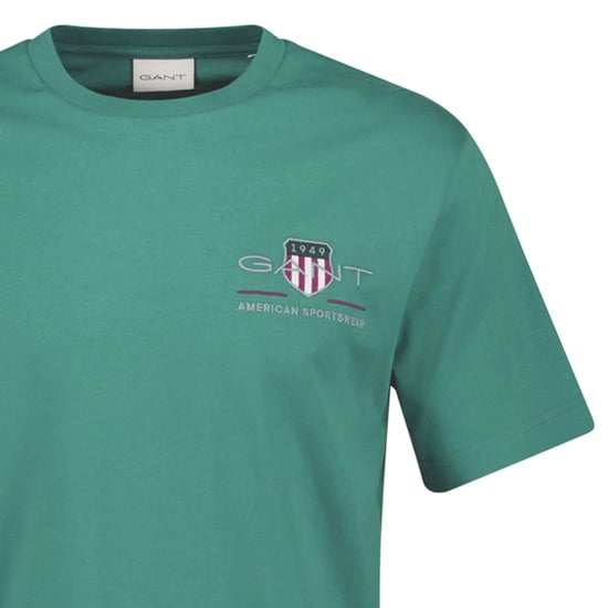 Gant Regular Archive Shield Emb T-Shirt - Image 2